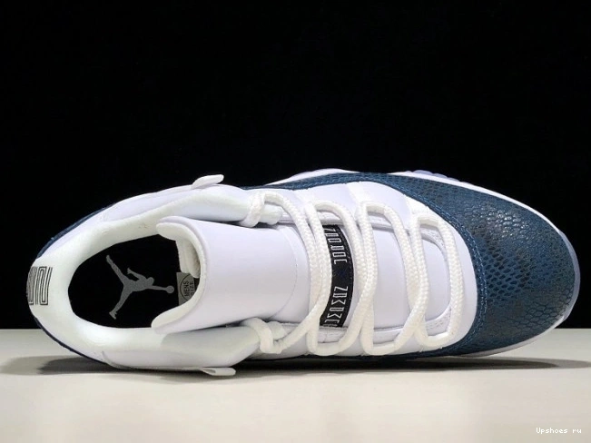 Low Jordan 'Blue 11 Snakeskin' CD6846-102 Air 0507